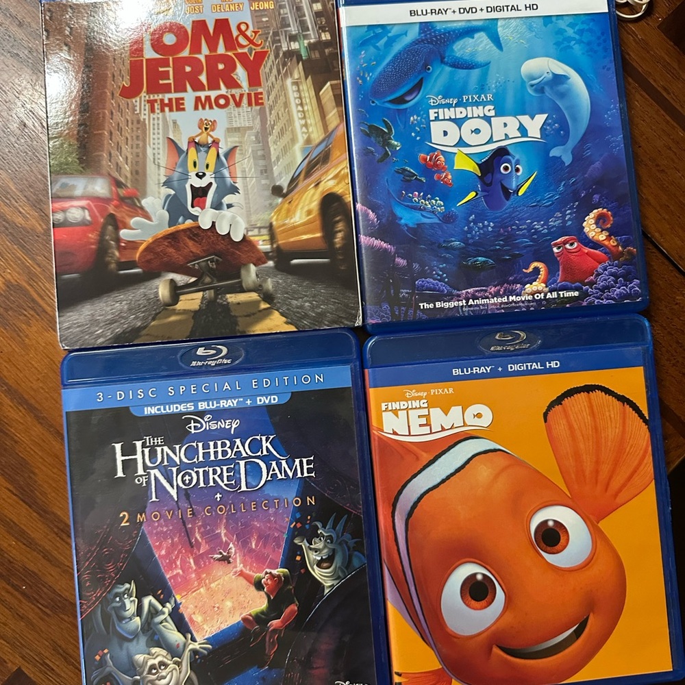 Disney and Warner Bros Blu-ray Movie Collection